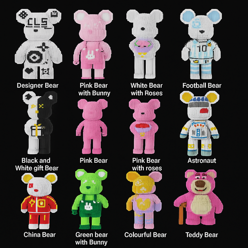 BrikBuddies Giant Buildable Brick Bear